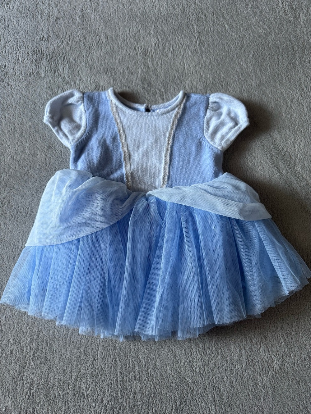 GAP Light Blue and White Tulle Party Dress for Girls